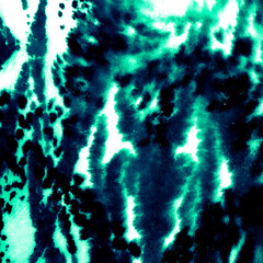 Olive Tie Die Pattern. Frosty Brush Drip.