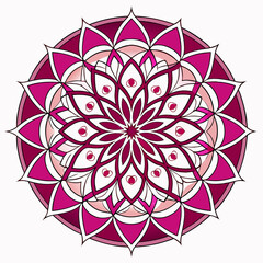 Mandala pattern design. Vector illustration 