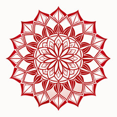 Mandala pattern design. Vector illustration 