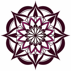 Mandala pattern design. Vector illustration 