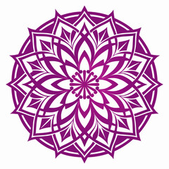 Mandala pattern design. Vector illustration 