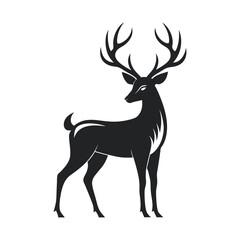 deer silhouette vector eps