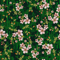 seamless pattern with flowers
