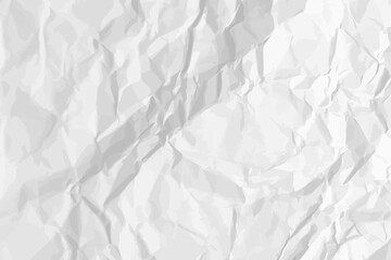 White clean crumpled paper