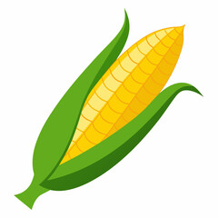 Corn art vector illustration