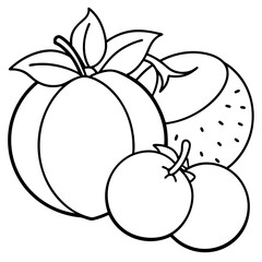 fruits art vector illustrator