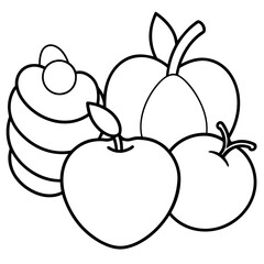 fruits art vector illustrator