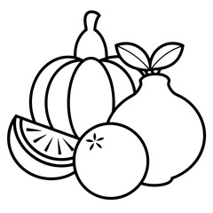 fruits art vector illustrator