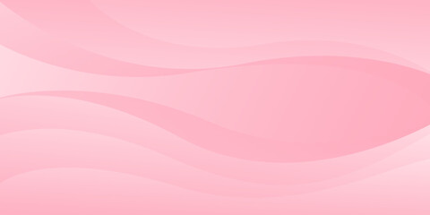 Abstract colorful pink curve background, pink beauty dynamic wallpaper with wave shapes. Template banner background for beauty products, sales, ads, pages, events, web, and others
