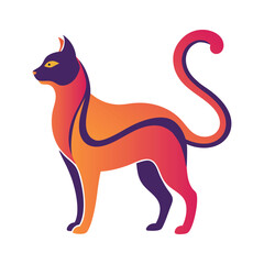 cat silhouette vector eps