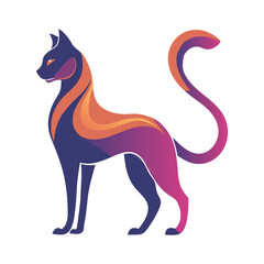 cat silhouette vector eps