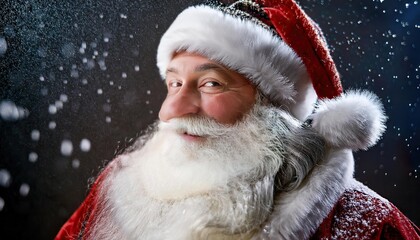  portrait of smiling Santa Claus