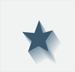 Obraz premium Vector dark color icon with shadow on light background