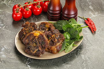 Grilled Lamb neck with spices