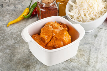Indian cuisine - chicken butter masala