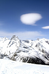 Obraz premium Ski resort