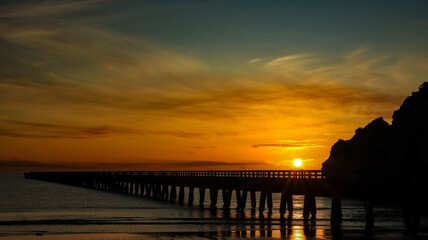 sunrise on the beach