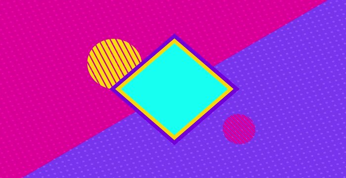 Abstract geometric pink and purple background