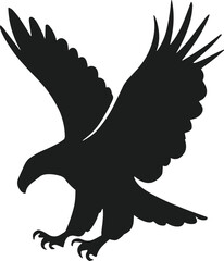 An Eagle Silhouette Vector