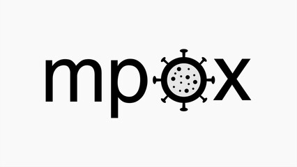 Mpox monkeypox virus illustration