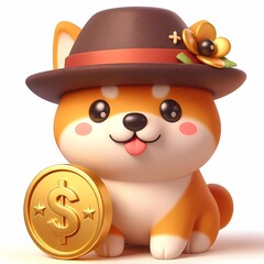 Fototapeta premium Babydoge Coin