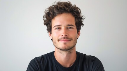 Fototapeta premium man on white background.