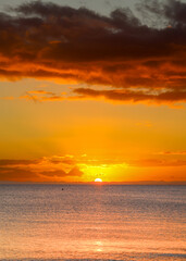 Fototapeta premium sunrise over the sea