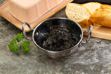 Luxury delicous strugeon black caviar