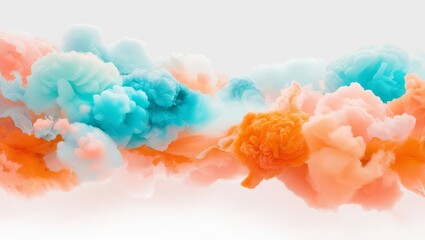 Vibrant, dreamy abstraction abstract background