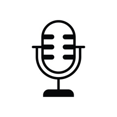 Microphone  vector icon