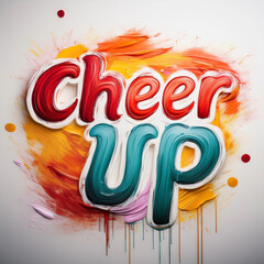 페인팅글자(힘내)