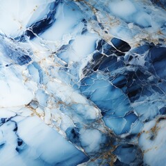 Elegant White and Dark Blue Marble Background with Muted Colors
