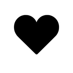Obraz premium Heart Silhouette Illustration