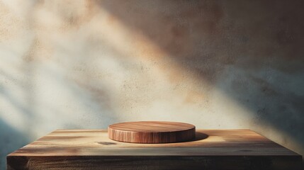 Podium, Rustic Wooden Display Platform