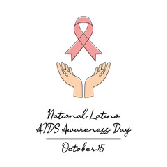 Obraz premium line art of National Latino AIDS Awareness Day good for National Latino AIDS Awareness Day celebrate. line art.