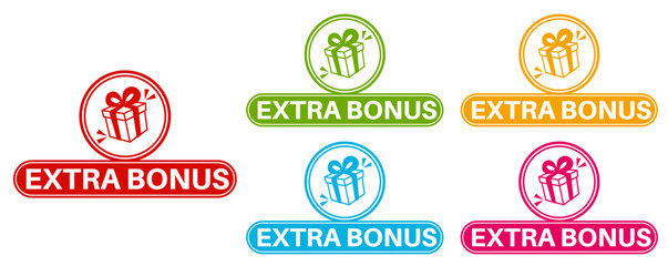 Set new arrival labels. new comer symbol sticker design template Vector illustration