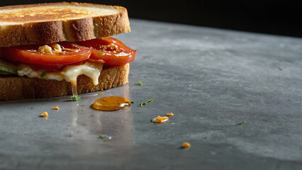 Grilled Cheese and Tomato Sandwich Perfection