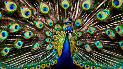 A Natural Peacock in Artistic View