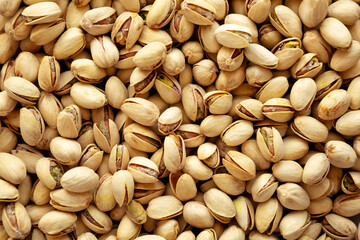 Roasted and Salted Pistachios Background
