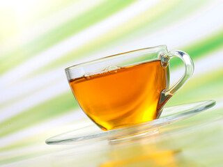 Pfefferminztee, Glastasse, Teetasse, Getränk, gesund, 