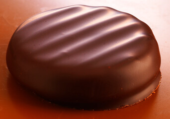 Pfefferminztaler, schokolade, Praline, close up, Zartbitter
