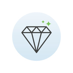 Diamond vector icon