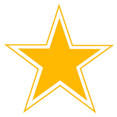Golden star icon