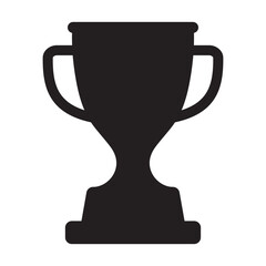 Trophy icon. Trophy cup, winner cup, victory cup icon. Reward symbol sign for web and mobile.