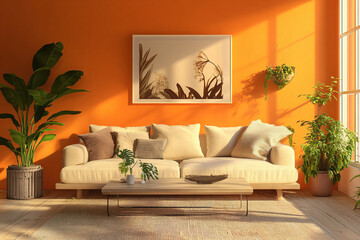 Modern Living Room Interior.