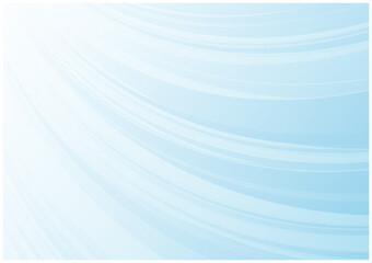 ゆるやかな曲線背景（水色）