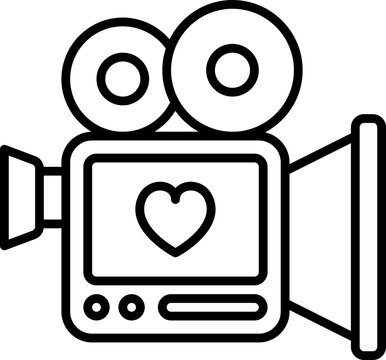 recommend clip art: Wedding videography icon