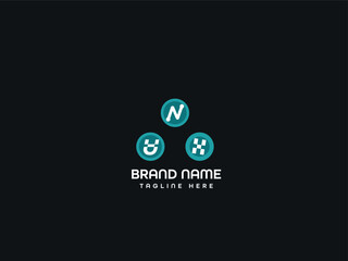 Fototapeta premium modern letter logo design 