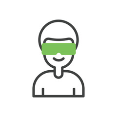 Gamer  vector icon
