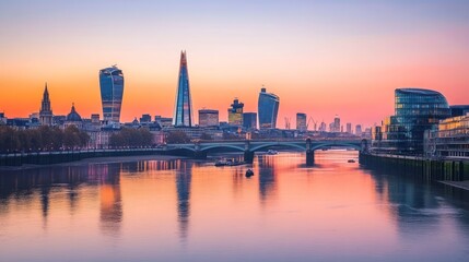 London Skyline at Dusk